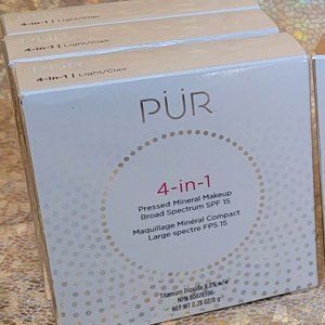 PUR 4-In-1 Pressed Powder Mineral Makeup Foundation X 2